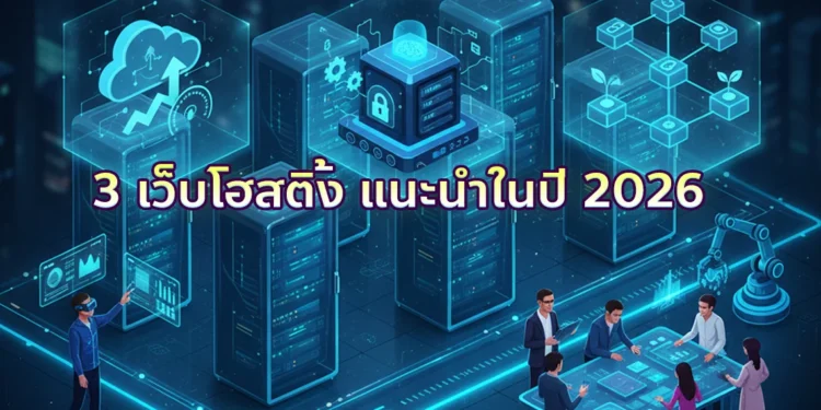 เว็บโฮสติ้งแนะนำในปี 2026