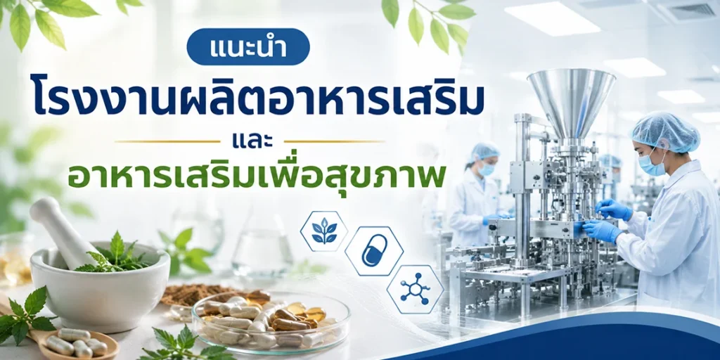 โรงงานผลิตอาหารเสริม